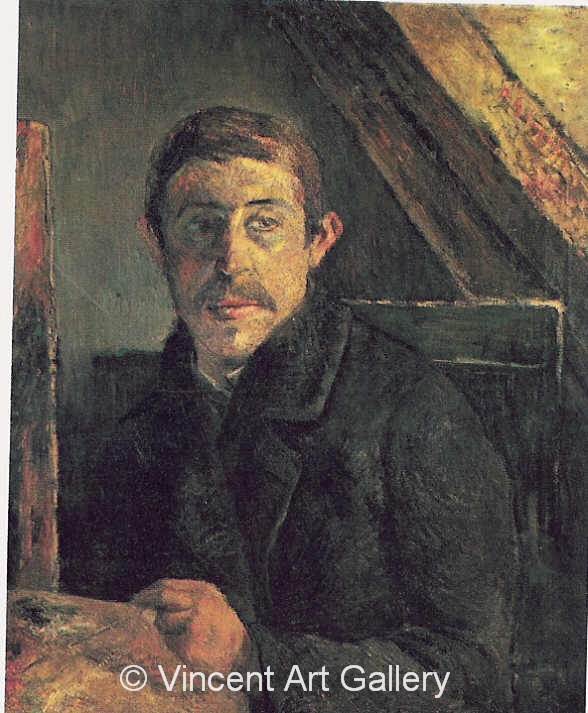 A3581, GAUGUIN, Gauguin at His Easel, 1885